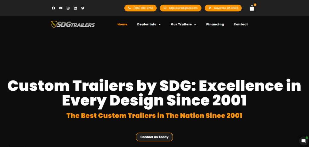 Over the last 2+ decades, SDG Trailers has assembled a team of all-stars to help us create the best custom trailers on the market.